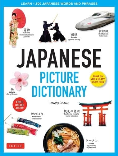 Japanese Picture Dictionary: Learn 1,500 Japanese Words and Phrases  1.05 GB